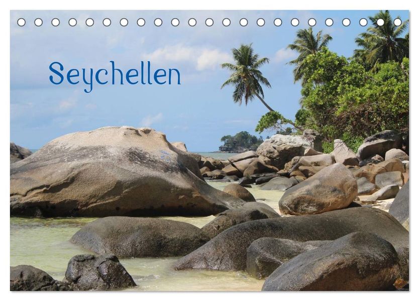 Seychellen (Tischkalender 2026 DIN A5 quer) CALVENDO Monatskalender