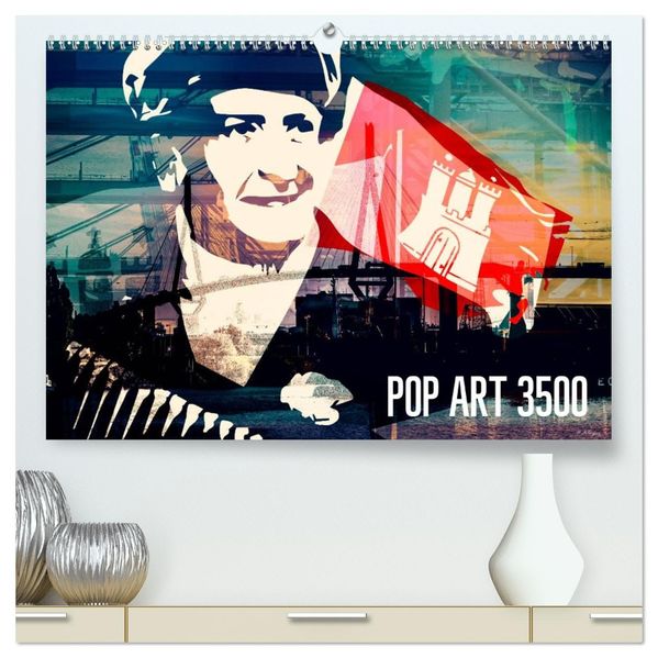 POP ART 3500 (hochwertiger Premium Wandkalender 2026 DIN A2 quer) Kunstdruck in Hochglanz