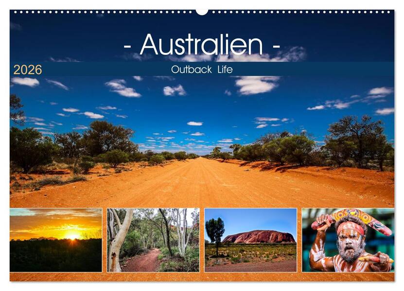 Outback Life - Australien (Wandkalender 2026 DIN A2 quer) CALVENDO Monatskalender