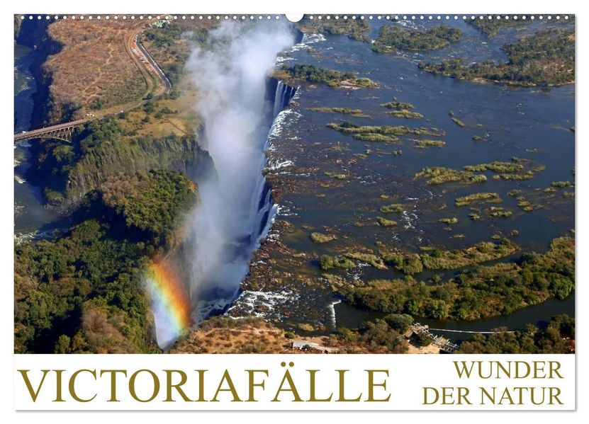 VICTORIAFÄLLE Wunder der Natur (Wandkalender 2026 DIN A2 quer) CALVENDO Monatskalender