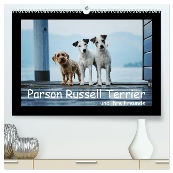 Parson Russell Terrier (hochwertiger Premium Wandkalender 2026 DIN A2 quer) Kunstdruck in Hochglanz