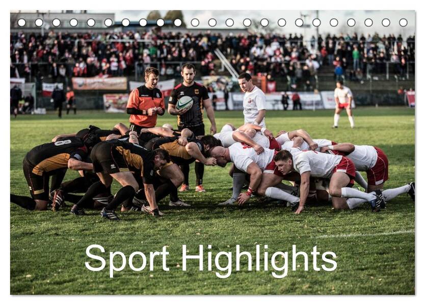 Sport Highlights (Tischkalender 2026 DIN A5 quer) CALVENDO Monatskalender