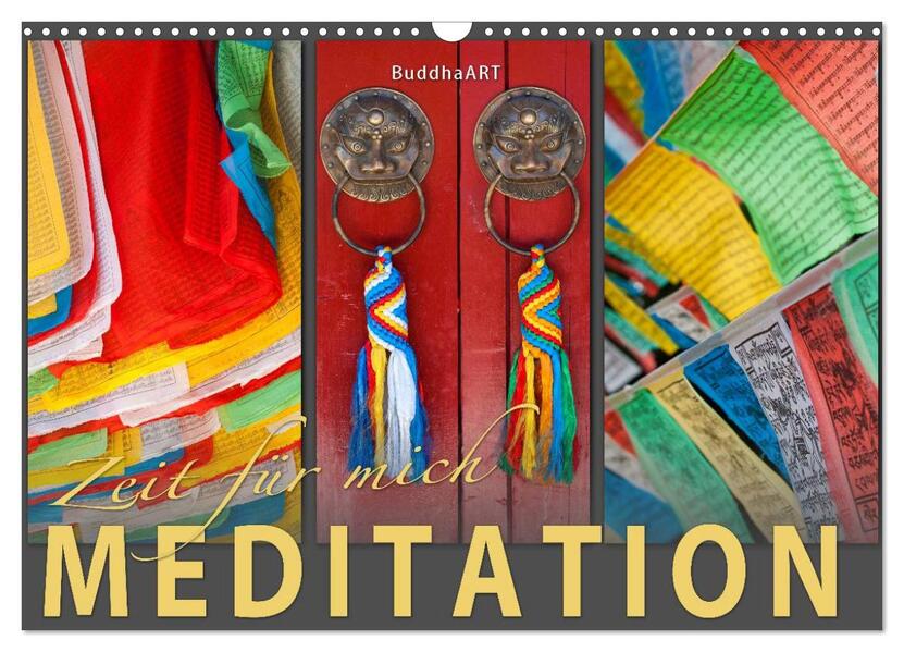MEDITATION Zeit für mich (Wandkalender 2026 DIN A3 quer) CALVENDO Monatskalender