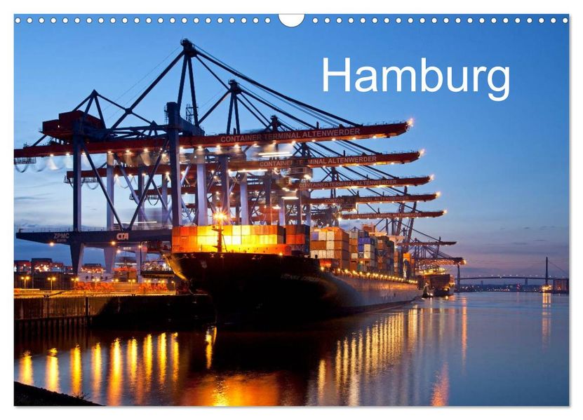 Hamburg (Wandkalender 2026 DIN A3 quer) CALVENDO Monatskalender