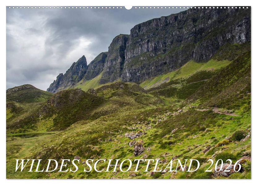 Wildes Schottland 2026 (Wandkalender 2026 DIN A2 quer) CALVENDO Monatskalender