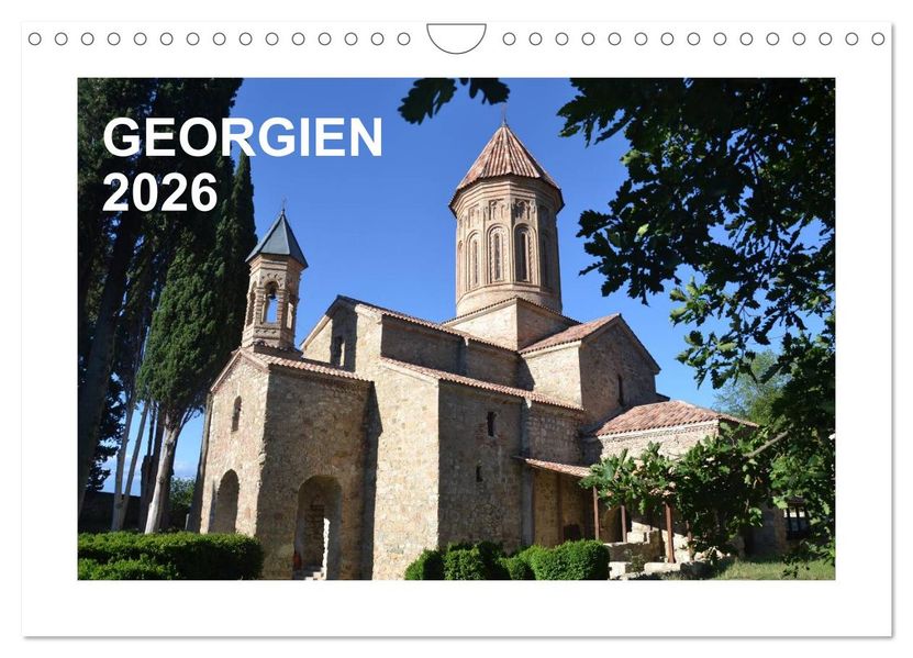 GEORGIEN 2026 (Wandkalender 2026 DIN A4 quer) CALVENDO Monatskalender