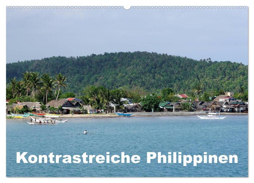 Kontrastreiche Philippinen (Wandkalender 2026 DIN A2 quer) CALVENDO Monatskalender