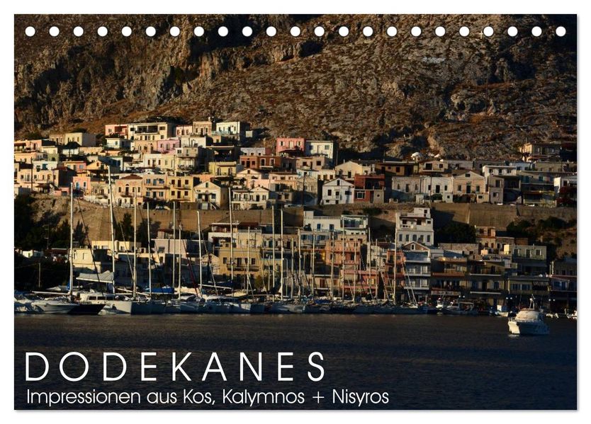 Dodekanes - Impressionen aus Kos Kalymnos und Nisyros (Tischkalender 2026 DIN A5 quer) CALVENDO Monatskalender