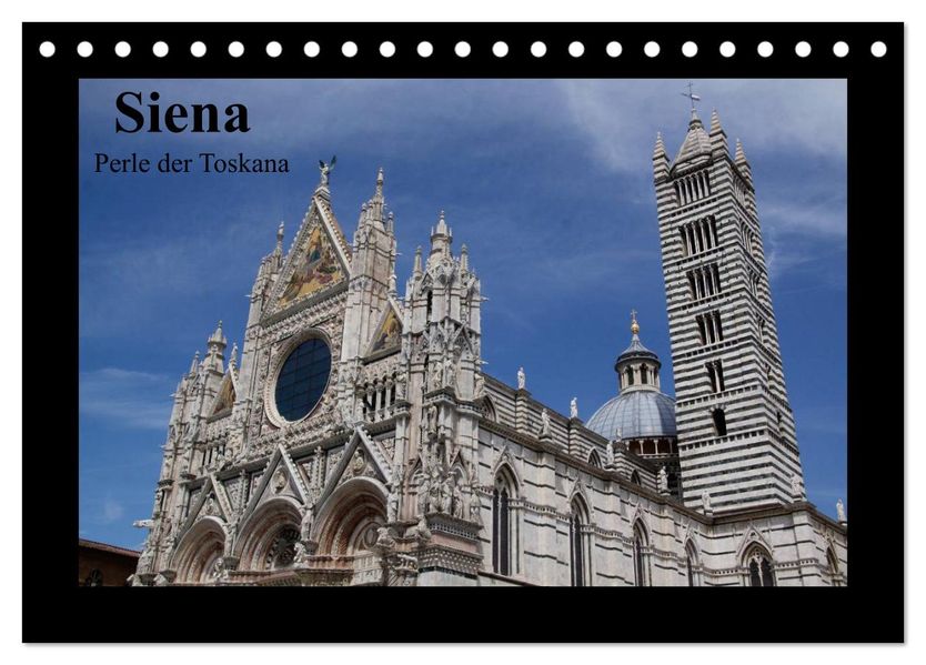 Siena Perle der Toskana (Tischkalender 2026 DIN A5 quer) CALVENDO Monatskalender