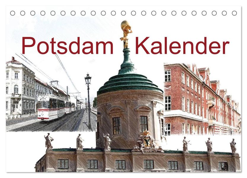 Potsdam Kalender (Tischkalender 2026 DIN A5 quer) CALVENDO Monatskalender