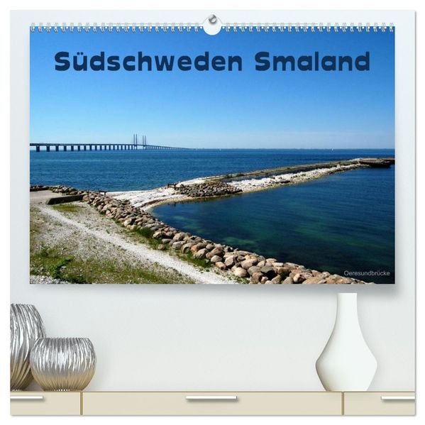 Südschweden Smaland 2026 (hochwertiger Premium Wandkalender 2026 DIN A2 quer) Kunstdruck in Hochglanz