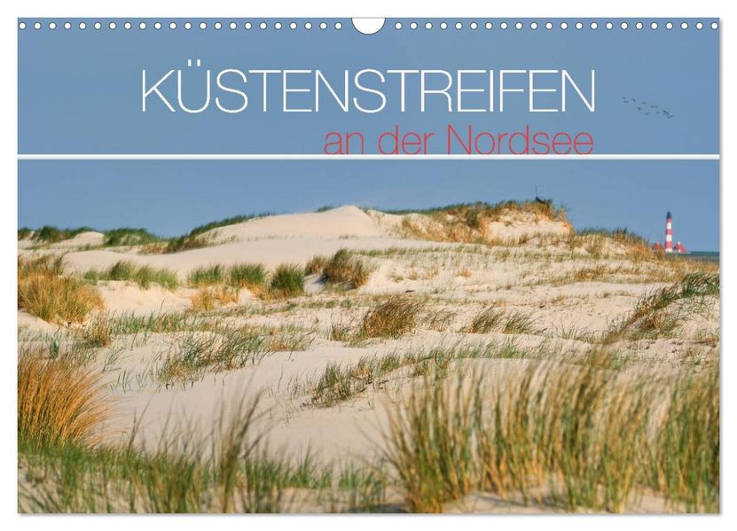 Küstenstreifen an der Nordsee (Wandkalender 2026 DIN A3 quer) CALVENDO Monatskalender