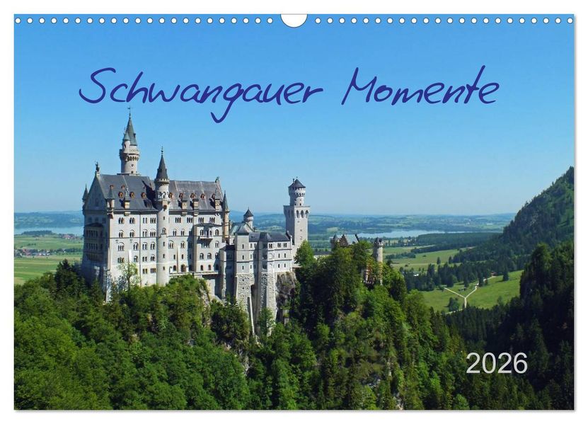 Schwangauer Momente (Wandkalender 2026 DIN A3 quer) CALVENDO Monatskalender