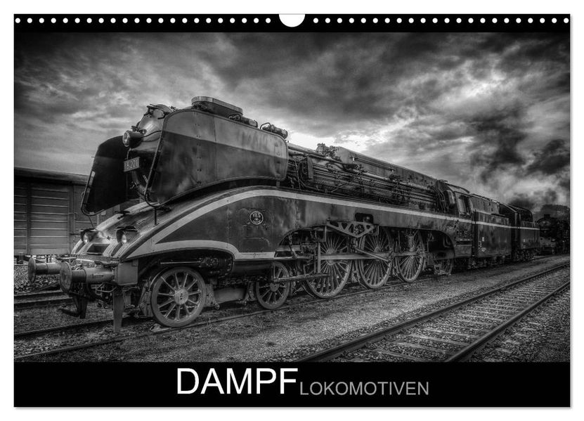 Dampflokomotiven (Wandkalender 2026 DIN A3 quer) CALVENDO Monatskalender