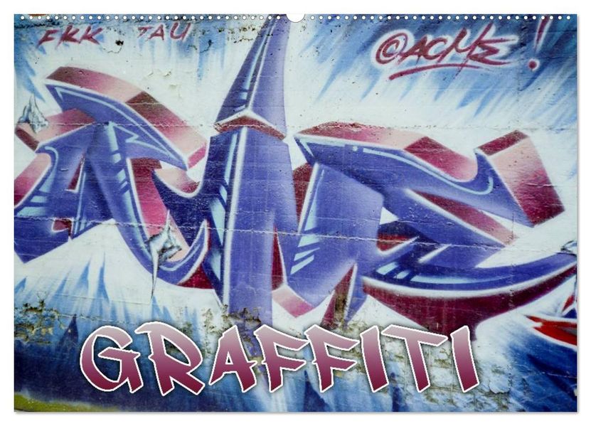 Graffiti - Kunst aus der Dose (Wandkalender 2026 DIN A2 quer) CALVENDO Monatskalender