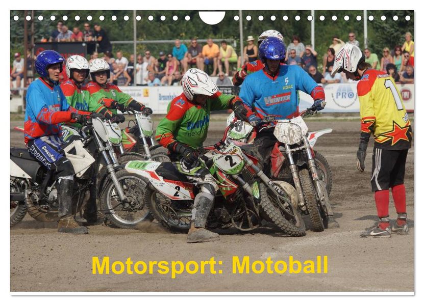 Motorsport: Motoball (Wandkalender 2026 DIN A4 quer) CALVENDO Monatskalender