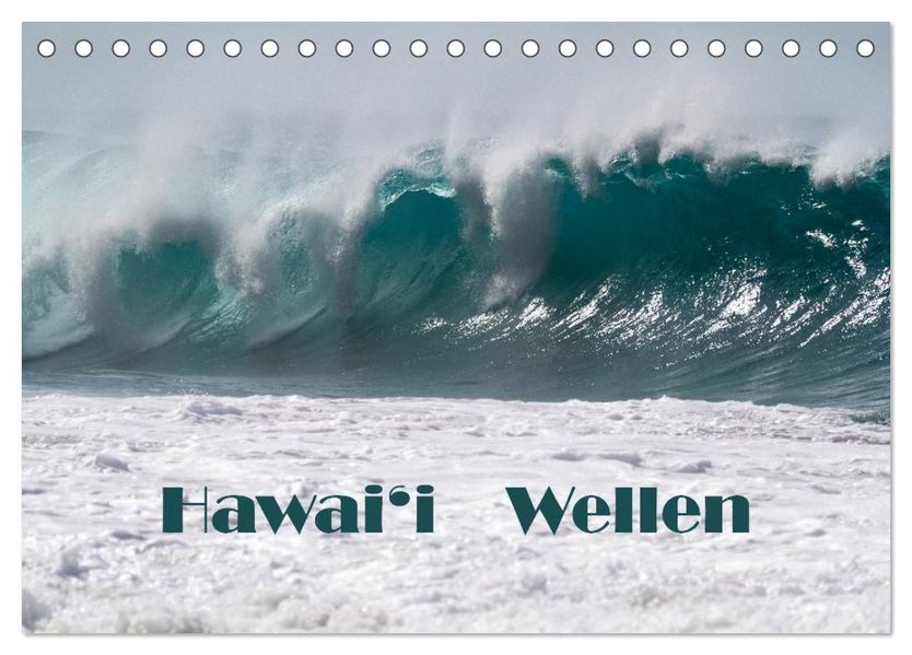 Hawai'i Wellen (Tischkalender 2026 DIN A5 quer) CALVENDO Monatskalender
