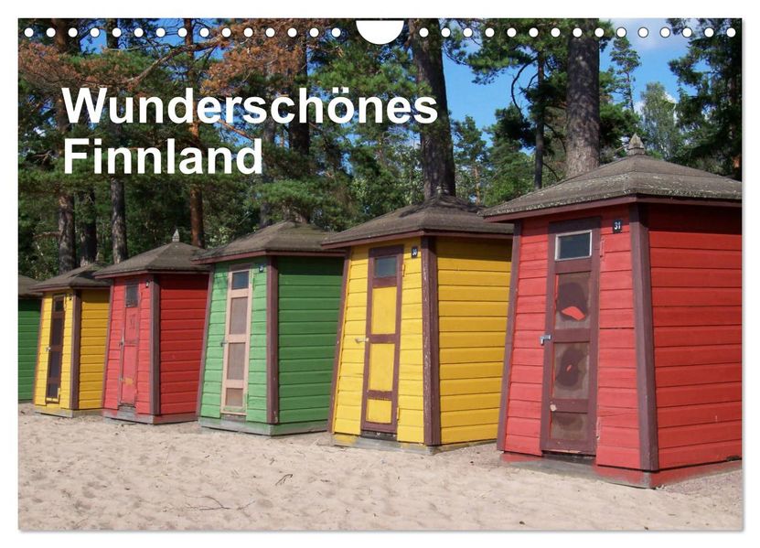 Wunderschönes Finnland (Wandkalender 2026 DIN A4 quer) CALVENDO Monatskalender