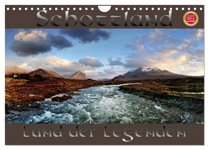 Schottland - Land der Legenden (Wandkalender 2026 DIN A4 quer) CALVENDO Monatskalender