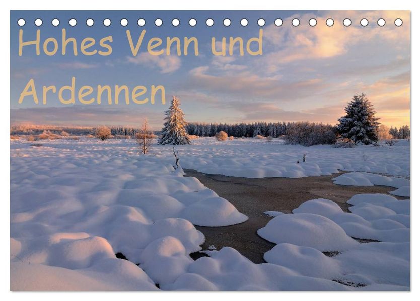 Hohes Venn und Ardennen (Tischkalender 2026 DIN A5 quer) CALVENDO Monatskalender