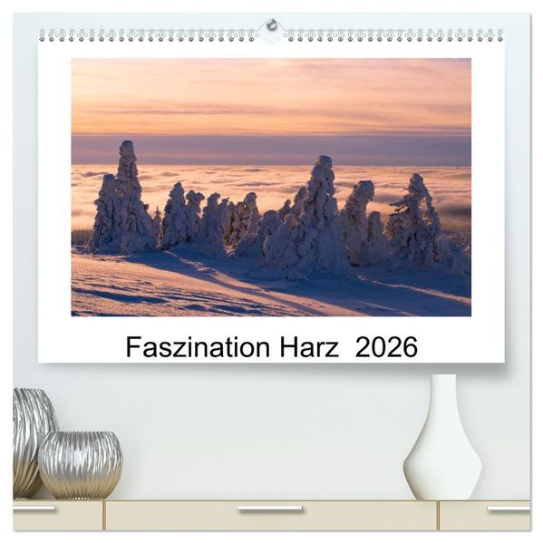 Faszination Harz 2026 (hochwertiger Premium Wandkalender 2026 DIN A2 quer) Kunstdruck in Hochglanz