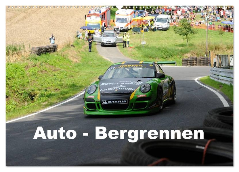 Auto - Bergrennen (Wandkalender 2026 DIN A2 quer) CALVENDO Monatskalender
