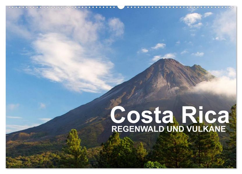 Costa Rica - Regenwald und Vulkane (Wandkalender 2026 DIN A2 quer) CALVENDO Monatskalender