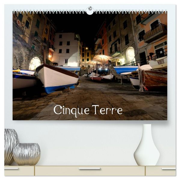 Cinque Terre (hochwertiger Premium Wandkalender 2026 DIN A2 quer) Kunstdruck in Hochglanz