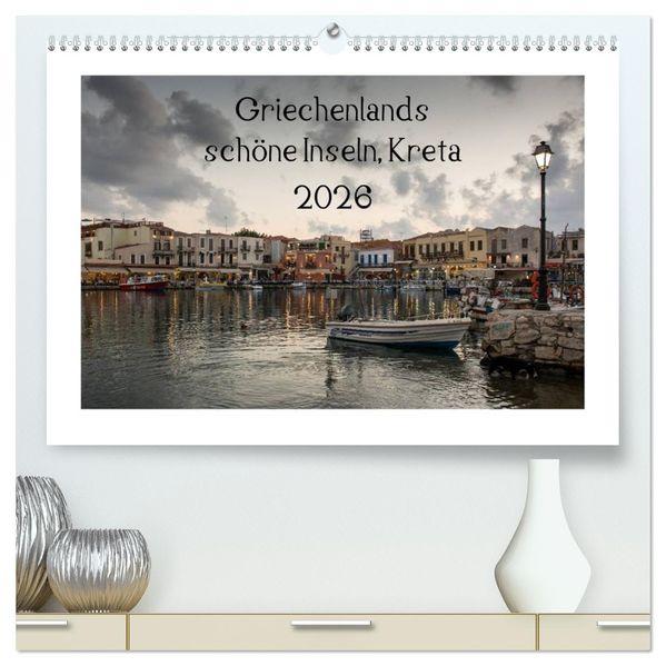 Griechenlands schöne Inseln Kreta (hochwertiger Premium Wandkalender 2026 DIN A2 quer) Kunstdruck in Hochglanz