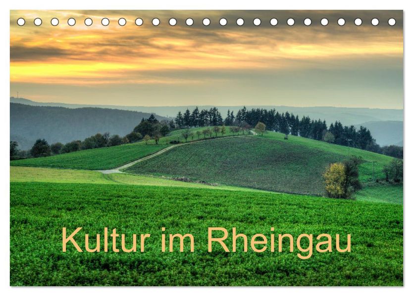 Kultur im Rheingau (Tischkalender 2026 DIN A5 quer) CALVENDO Monatskalender