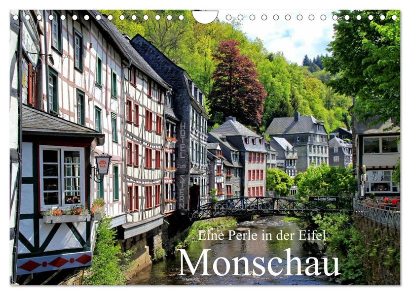 Eine Perle in der Eifel - Monschau (Wandkalender 2026 DIN A4 quer) CALVENDO Monatskalender