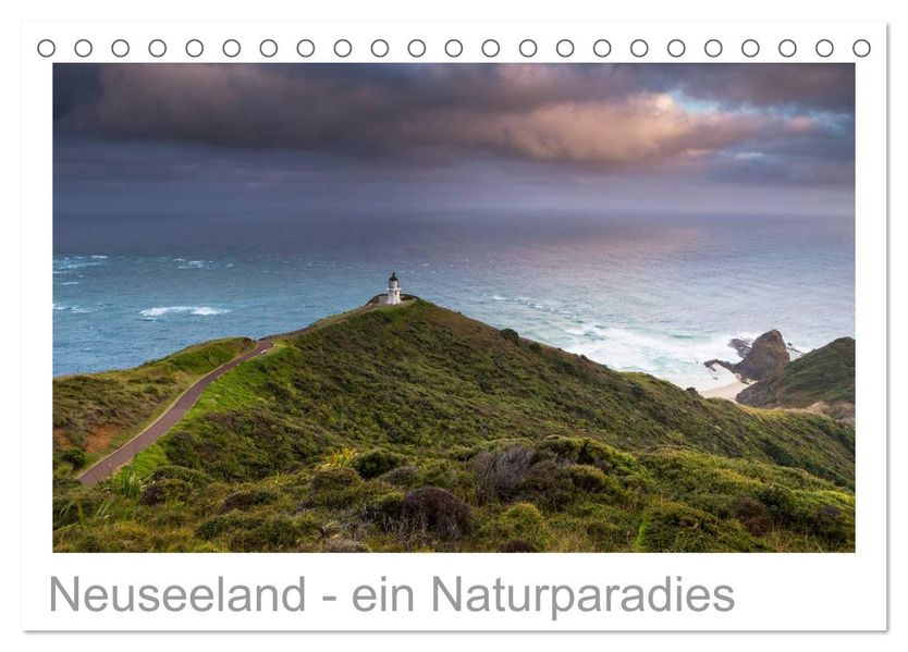 Neuseeland - ein Naturparadies (Tischkalender 2026 DIN A5 quer) CALVENDO Monatskalender
