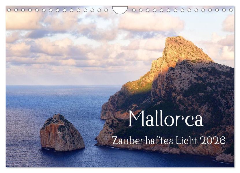 Mallorca Zauberhaftes Licht (Wandkalender 2026 DIN A4 quer) CALVENDO Monatskalender