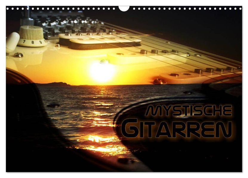 Mystische Gitarren (Wandkalender 2026 DIN A3 quer) CALVENDO Monatskalender