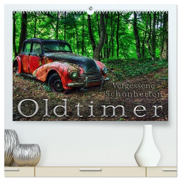 Oldtimer - Vergessene Schönheiten (hochwertiger Premium Wandkalender 2026 DIN A2 quer) Kunstdruck in Hochglanz