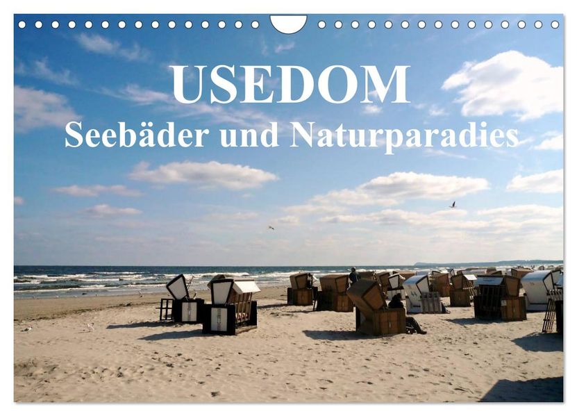 USEDOM - Seebäder und Naturparadies (Wandkalender 2026 DIN A4 quer) CALVENDO Monatskalender