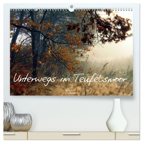 Unterwegs im Teufelsmoor (hochwertiger Premium Wandkalender 2026 DIN A2 quer) Kunstdruck in Hochglanz