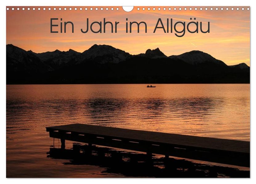 Ein Jahr im Allgäu (Wandkalender 2026 DIN A3 quer) CALVENDO Monatskalender