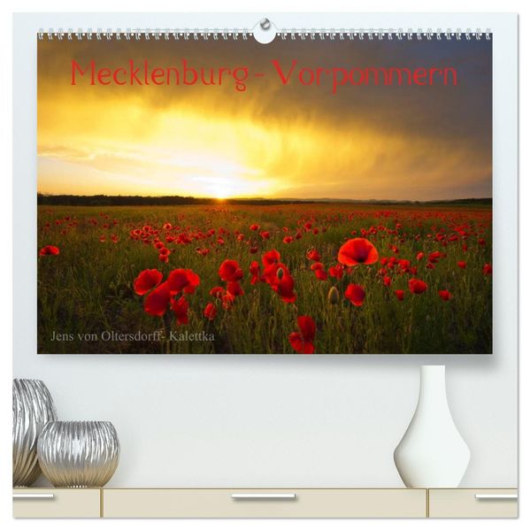 Mecklenburg - Vorpommern (hochwertiger Premium Wandkalender 2026 DIN A2 quer) Kunstdruck in Hochglanz