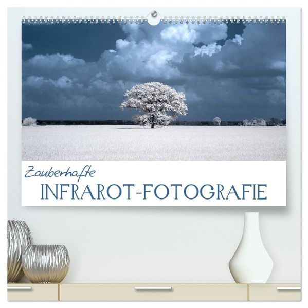 Zauberhafte Infrarot-Fotografie (hochwertiger Premium Wandkalender 2026 DIN A2 quer) Kunstdruck in Hochglanz