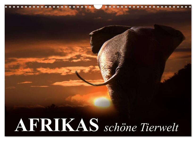 Afrikas schöne Tierwelt (Wandkalender 2026 DIN A3 quer) CALVENDO Monatskalender