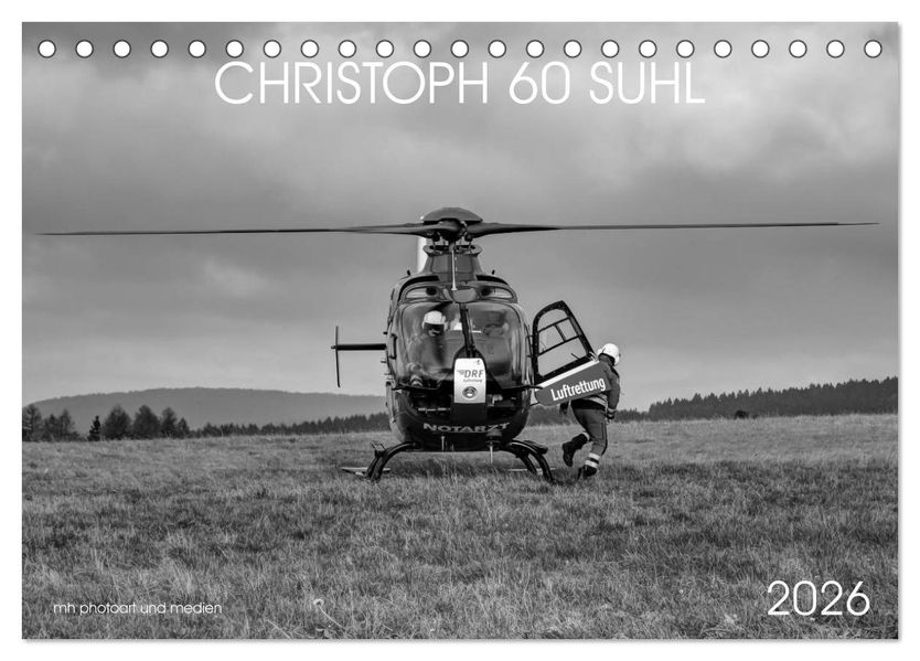 Christoph 60 Suhl (Tischkalender 2026 DIN A5 quer) CALVENDO Monatskalender