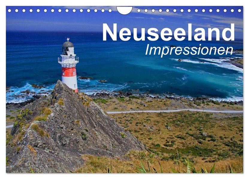 Neuseeland Impressionen (Wandkalender 2026 DIN A4 quer) CALVENDO Monatskalender