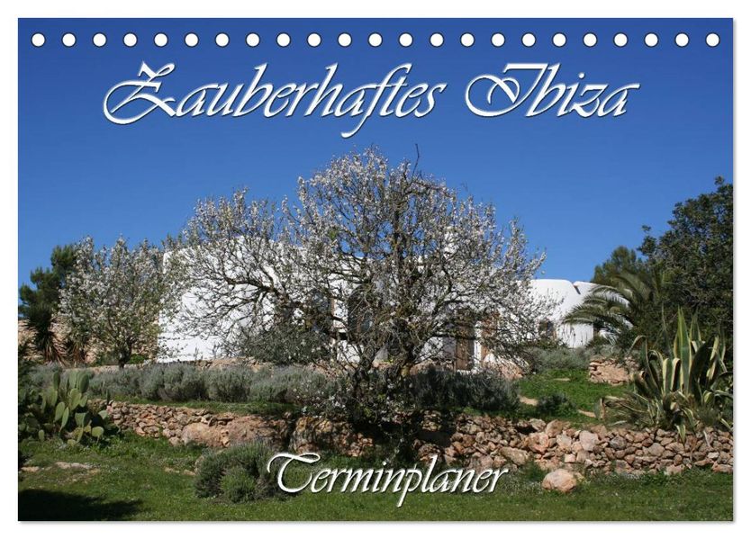 Zauberhaftes Ibiza - Terminplaner (Tischkalender 2026 DIN A5 quer) CALVENDO Monatskalender