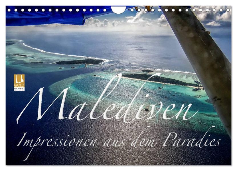 Malediven Impressionen aus dem Paradies (Wandkalender 2026 DIN A4 quer) CALVENDO Monatskalender