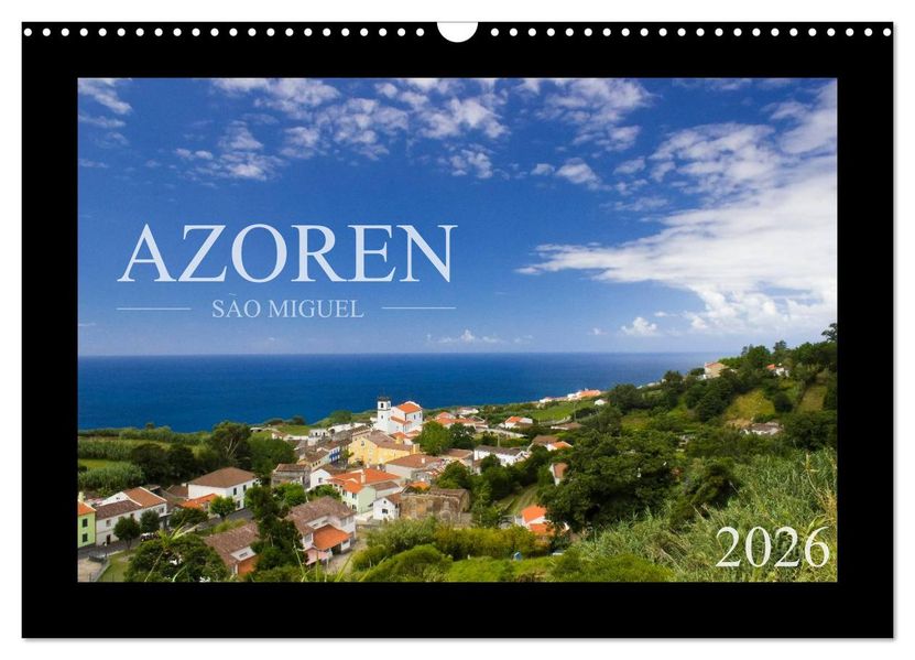 Azoren - São Miguel (Wandkalender 2026 DIN A3 quer) CALVENDO Monatskalender