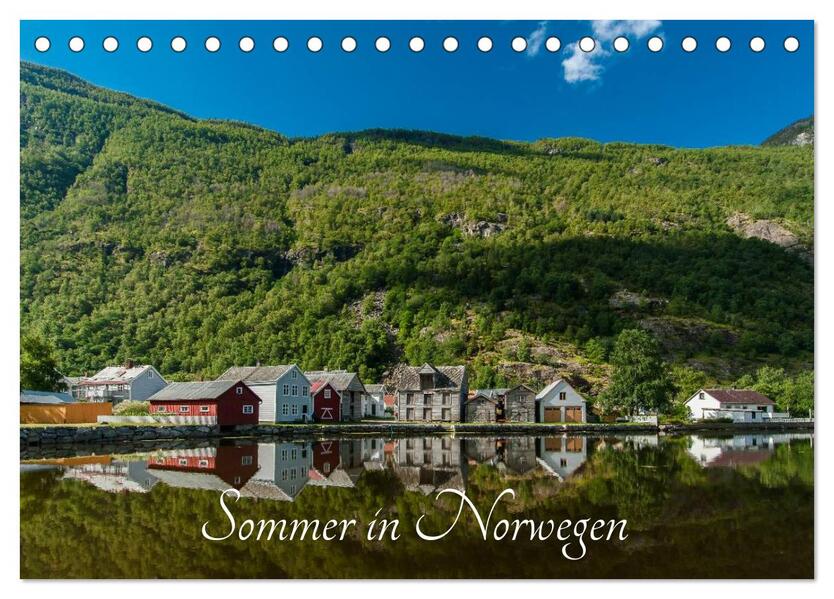Sommer in Norwegen (Tischkalender 2026 DIN A5 quer) CALVENDO Monatskalender