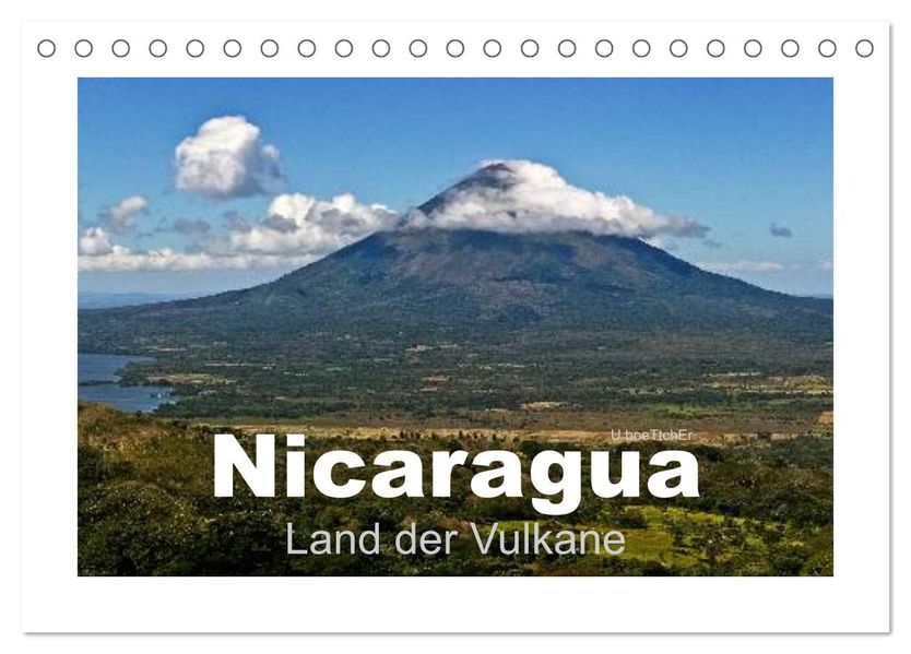 Nicaragua - Land der Vulkane (Tischkalender 2026 DIN A5 quer) CALVENDO Monatskalender