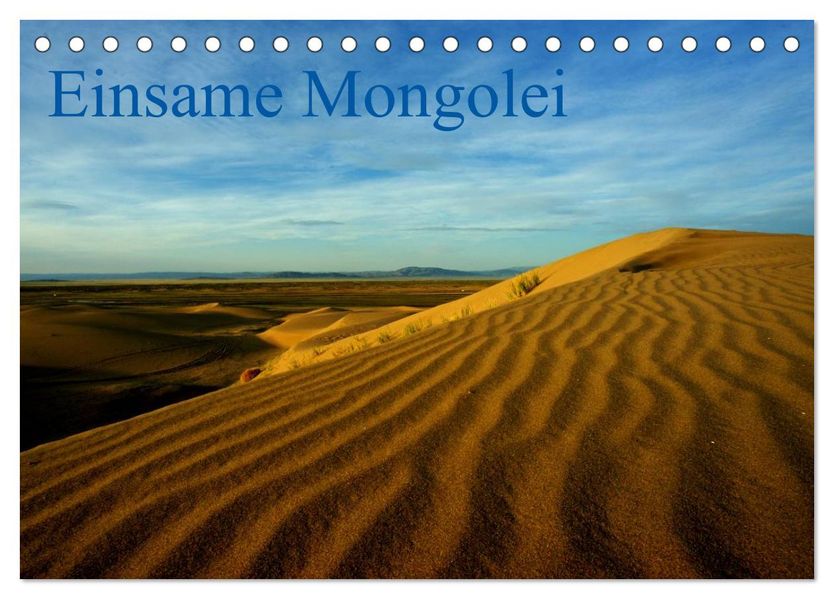 Einsame Mongolei (Tischkalender 2026 DIN A5 quer) CALVENDO Monatskalender