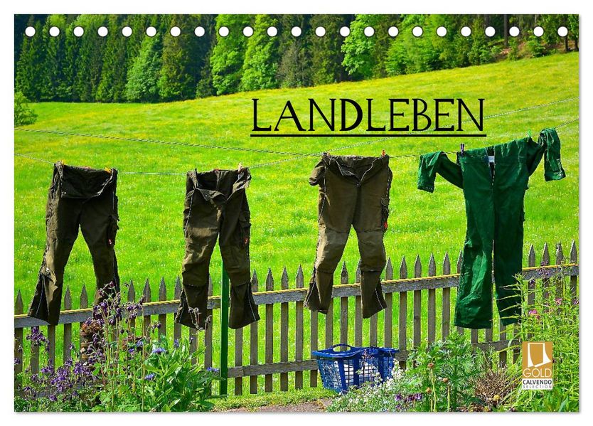 Landleben (Tischkalender 2026 DIN A5 quer) CALVENDO Monatskalender
